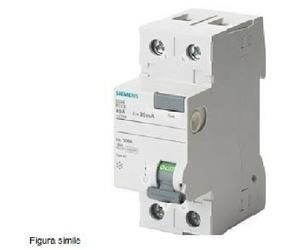 SIEMENS INTERRUTTORE DIFFERENZIALE 2 POLI 16A 10MA TIPO AC 5SV4111-0