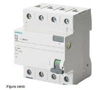 Siemens Interruttore differenziale 5SV46440 - 4 poli 40A 300mA Tipo AC 4 moduli