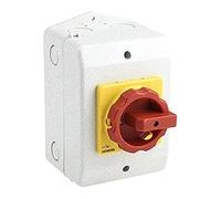 Siemens - Interruttore Emergenza 3 poli morsetti N + PE IP65 girevole rosso giallo