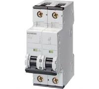 Interruttore magnetotermico Siemens 2P 20A 10kA tipo C 2 moduli 5SL42207