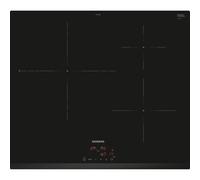 Siemens iQ300 EH631BDB6E Piano Cottura A Induzione 3 Zone 60cm Nero
