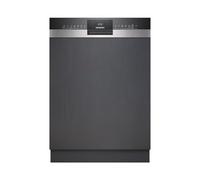 Siemens SN53HS01AE iQ300 - Lavastoviglie intelligente parzialmente integrata, larghezza 60 cm, prodotto in Germania, in acciaio inox, piacevole e silenzioso con iQdrive, aquaStop, cestello superiore