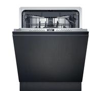 Siemens SN73EX22CE, iQ500, lavastoviglie intelligente completamente integrata 60 cm, Made in Germany, cassetto portaposate, varioSpeed Plus, cestelli flessibili, autoOpen dry per un'asciugatura