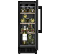 Siemens iQ500 KU20WVHF0 cantina vino Cantinetta vino con compressore Da incasso Nero 21 bottiglia/bottiglie