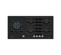 Siemens Piano cottura a gas ER9A6SH40 finitura vetro nero da 90 cm