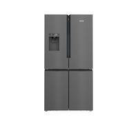 Siemens KF96DAXEA iQ500 - Frigorifero a più porte, 183 x 90,5 cm, raffreddamento da 375 l e congelamento da 199 l, noFrost, hyperFresh 0 gradi, multiAirflow per alimenti e bevande uniformemente