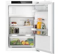 Siemens KI22LADD1 iQ500 - Frigorifero da incasso con congelatore, 88 x 56 cm, raffreddamento da 104 l e congelatore da 15 l, super cooling - raffreddamento più veloce, illuminazione a LED, cerniera