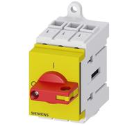 Siemens Lasttrennschalter 3LD3 Iu 16A 7.5kW rot/gelb - Rot, Gelb (3LD30300TK13)