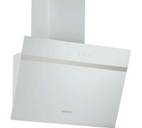 Siemens LC65KDK20 Wandesse iQ100 - Cappa aspirante a parete, larghezza 60 cm, intensità intensiva, illuminazione a LED, touchControl, filtro grasso metallico, bianco