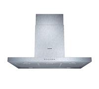 Siemens LF97BB532 iQ300 - Cappa isola, 90 cm, a scelta per aria o ricircolo, filtro antigrasso in metallo, lavabile in lavastoviglie, in acciaio INOX
