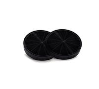Filtro a Carboni Attivi per Cappa 2 Pezzi Colore Nero