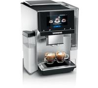 Siemens, macchina da caffè a grano tutto automatico, EQ700, schermo iSelect,coffeeeWorld,Cold Brew,Slow Brew,Latte Bricker, Home Connect, Acciaio inossidabile,Bianco,TQ715R03 integral