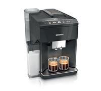 SIEMENS Macchina da caffè EQ500 integral TQ515D09, molte specialità di caffè, montalatte integrale, contenitore per il latte, funzione a doppia tazza, pulizia automatica a vapore, 1500 W, vernice nera