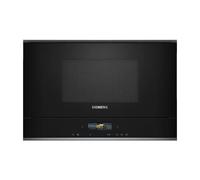 Siemens BF722L1B1 iQ700 forno a microonde da incasso, nero, cookControl7 - Programmi automatici, humidClean Plus - Pulizia degli interni, ideale per l'installazione rialzata, porta girevole con