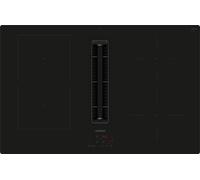 Siemens Piano cottura a induzione con cappa integrata ED811BS16E in vetroceramica nero da 80 cm