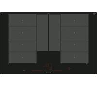 Siemens Piano cottura a induzione EX801LYC1E in vetroceramica nero da 80 cm