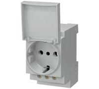 SIEMENS - PRESA DI CORRENTE 16A CON COPERCHIO MONTAGGIO QUADRI DI DISTRIBUZIONE