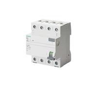 Siemens sentron - Interruttore differenziale 5SV 70 mm C 4 poli 63 A 30 mA