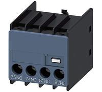 Siemens SIRIUS 3RH29111FA04 - Blocco di contatto ausiliario IEC Style, 4NC, montaggio frontale, per uso con 3RT2/3RH2 dimensione S00-S3, terminale a vite