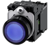 Siemens SIRIUS ATC - Pulsante 22 mm rotondo plastica blu 1 NA modulo LED vite