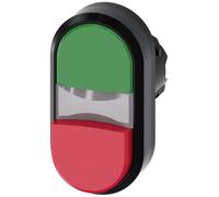 Siemens SIRIUS ATC - Pulsante doppio rotondo plastica verde rosso.Boton rasante Saliente