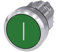 Siemens SIRIUS ATC - Pulsante metallico/A brillante verde scritta unipolare PULSANTE rasante