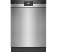 Siemens iQ300 SN43ES04TE - Lavastoviglie sottopiano in acciaio spazzolato, 60 cm
