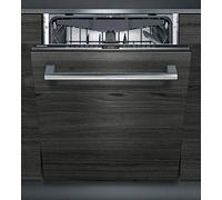 Siemens SN63HX36TE iQ300 - Lavastoviglie completamente integrata, E, 94 kWh, 13 MGD, compatibile con Smart Home Connect, varioSpeed Plus, cestello superiore con rackMatic bianco