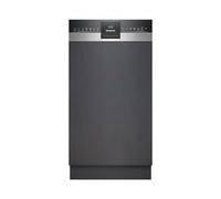 Siemens SR55ZS10ME, iQ500 Smart lavastoviglie parzialmente integrata, cassetto portaposate, acciaio inox, essiccazione zeolite, extra silenziosa, aquaStop, programma varioSpeed, illuminazione interna