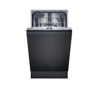 Siemens SR63EX25KE iQ300 - Lavastoviglie completamente integrata, 45 cm, 10 coperte, 6 programmi, varioSpeed Plus & autoOpen dry, aquaStop, Home Connect