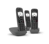 Siemens TELEFONO CORDLESS GIGASET AS490 TRIO NERO (L36852-H2810-K143)