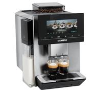 SIEMENS TQ923EZ3 - Macchina da caffè automatica EQ900 plus, display TFT colorato da 6,8", sistema di pulizia automatico tramite cartucce, molto silenzioso, 41 bevande calde e fredde, XL per tazze da