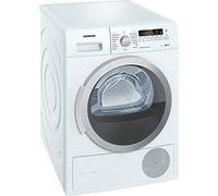 Siemens Asciugatrice a pompa di calore WT46W2FCB – 7 kg, Bianco, indicatore di funzionamento residuo