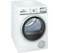 Siemens WT48Y7W3 iQ800 - Asciugatore a pompa di calore 8 kg, indicatore di funzionamento residuo