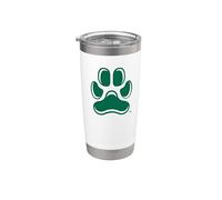 Siena College Saints - Bernie "Saint" Bernard Paw Logo Bicchiere termico in acciaio inox doppia parete