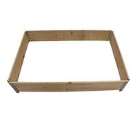 Siena Garden Aiuola rialzata impilabile, 120 x 80 x 19,5 cm, cerniere zincate naturali