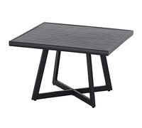 Siena Garden Alexis - Tavolo in alluminio, 70 x 70 x 45 cm, colore: antracite opaco
