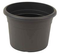 Siena Garden Blumentopf CILINDRO Ton Anthrazit Rotondo Ø80 56,2cm Alto con Fori