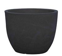 Siena Garden Bristol - Vaso per Piante, Colore: Nero Granito