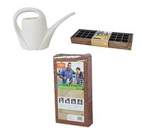 Siena Garden Cassetta in Legno Massiccio, 27 Pezzi, Terra, brocca