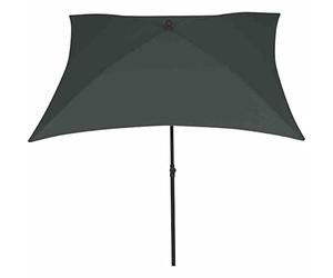 Siena Garden City - Ombrellone Centrale Antracite/Grigio, 180 x 180 cm