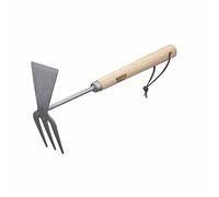 Siena Garden d70335 doppelhacke isyplant, Acciaio Inox/Legno di Frassino, 39 x 7 x 17 cm