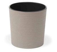 Siena Garden Eco Lens - Vaso per Piante, Colore: Grigio