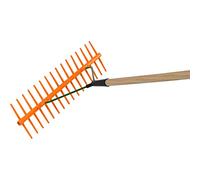 Siena Garden KS-16Zk - Rastrello da fieno doppio, 64 cm