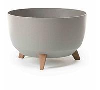 Siena Garden M82586 LA921-27 M82586 - Vaso per piante in plastica, colore: Grigio