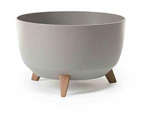 Siena Garden M82586 LA921-27 M82586 - Vaso per piante in plastica, colore: Grigio