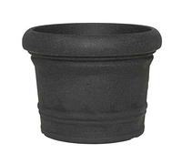 Siena Garden Norah - Vaso per Piante, Colore: Nero Granito