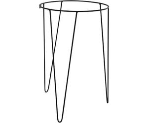 Siena Garden Portavaso Riga 31 cm, nero, altezza 50 cm