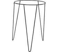 Siena Garden Portavaso Riga 35 cm, nero, altezza 50 cm