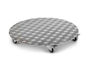 Siena Garden Rullo per Piante in Alluminio, Rotondo, 30 cm